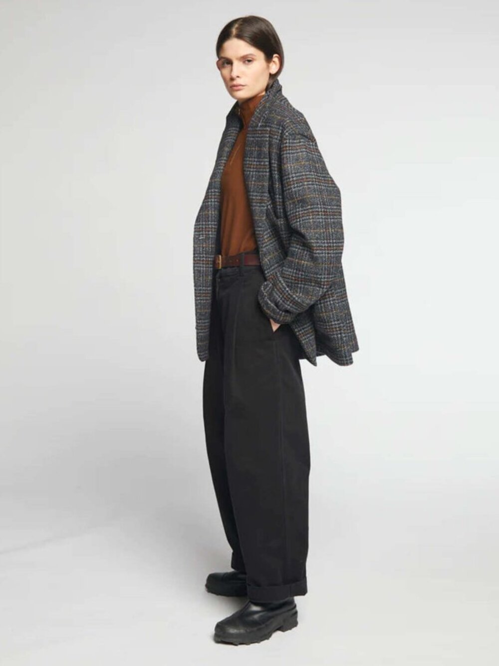 Girls of Dust British Worker Pants in Black 100% Cotton